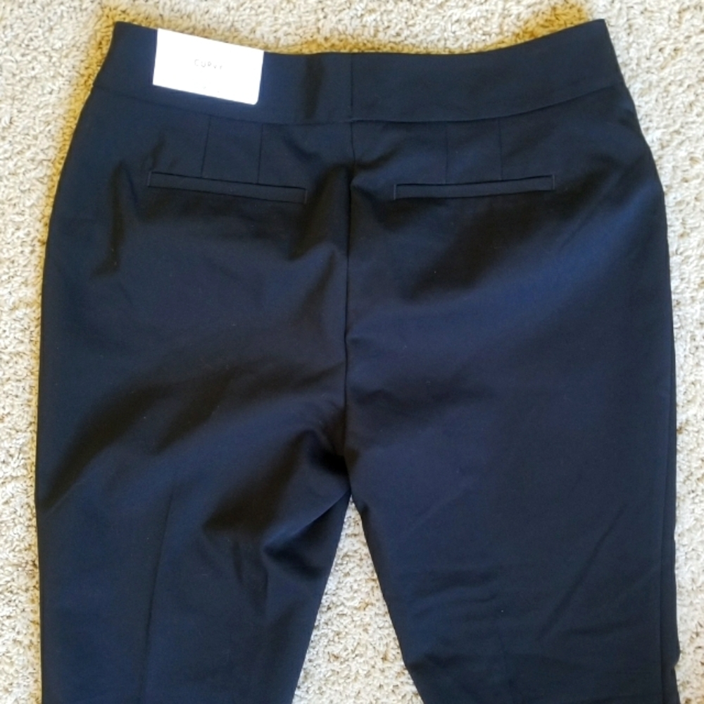 NWT Ann Taylor curvy slim leg black trousers size 4 - Picture 2 of 7
